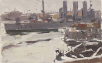Н.Н.-Репин.-Аврора.-Картон-масло-11×185-1961