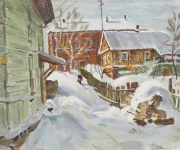 Н.Н.-Репин.-Февраль.-Холст-масло-50×60-1979