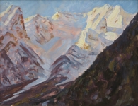 aleksandrov-ivan-vasilevich.-porog-neba.-osetija.-karton-maslo-35-45-2024