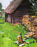 emeljanov-evgenij-jurevich.-u-staroj-bani.-bumaga-maslo-46h36-2019