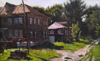 emeljanov-evgenij-jurevich.-ulica-bogdanova-v-mariinskom-posade.-bumaga-maslo-46h28-2016