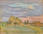 komissarova-lilija-valentinovna-vecher-v-derevne-karton-maslo-24h30-1999g