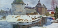 konstantinov-konstantin-konstantinovich-ladozhskaja-krepost-holst-maslo-30h60-2025g