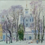 konstantinov-konstantin-konstantinovich-smolnyj-sobor-v-sankt-peterburge-holst-maslo-40h40-2023g