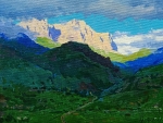 tupejko-ivan-viktorovich-solnce-v-chegemskom-ushhele-holst-maslo-18h24-2024g