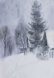 zajcev-ivan-sergeevich-sneg-lozhitsja-u-vorot-60h50-bumaga-akvarel-2018-g