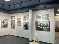 развеска выставки репина