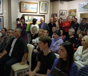 вернисаж выставки короленкова