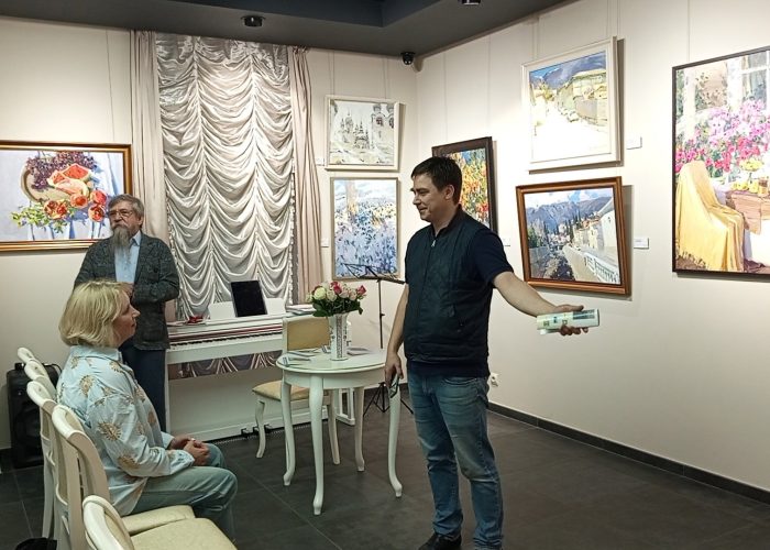 вернисаж выставки ольги кузьминой