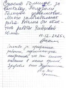 отзывы о выставке Рождественский калейдоскоп