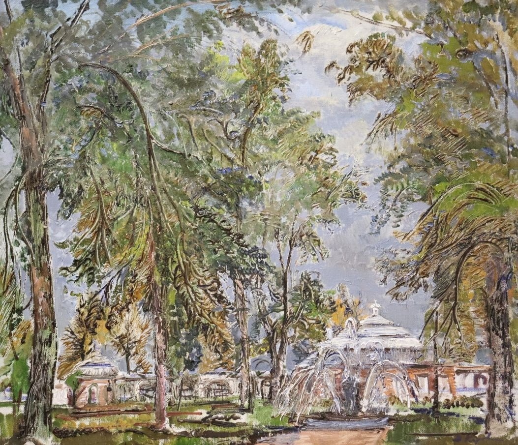 Фонтан. Хм. 70х80. 1990.