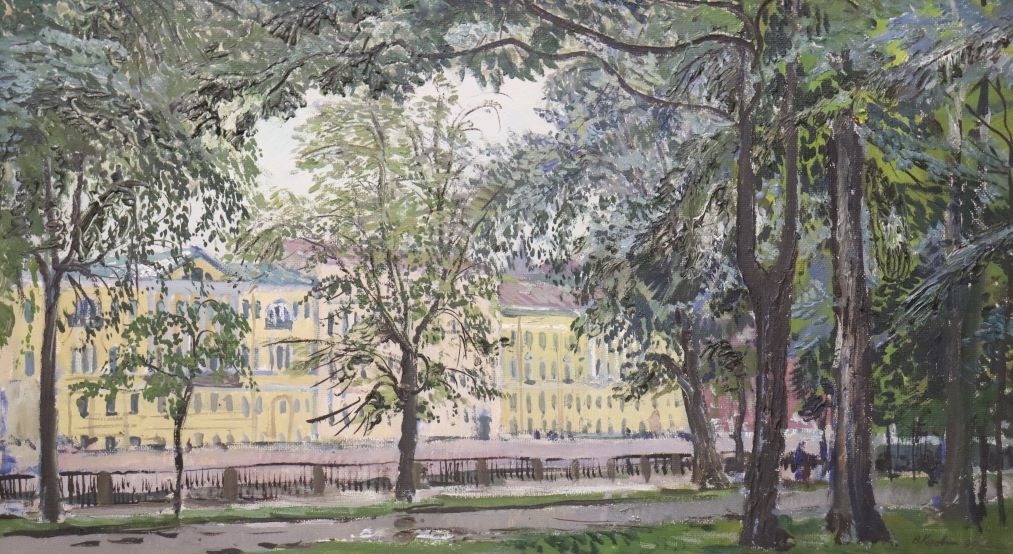 Набережная Фонтанки. Км. 45х80. 1985.