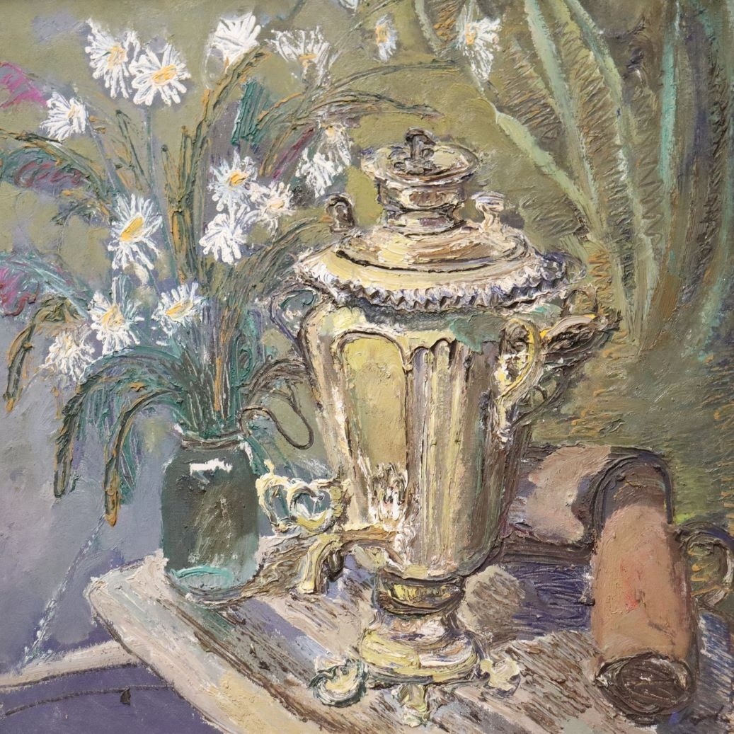 Натюрморт №2. Км. 70х70. 1970.