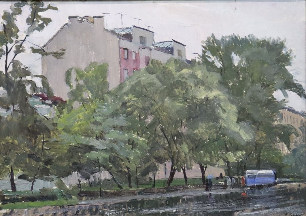 Скучный день. Км. 50х70. 1965.