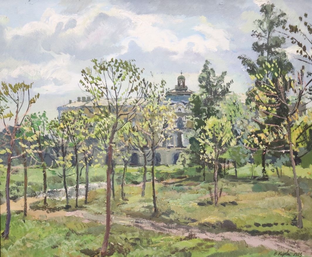 Стрельна. Полдень. Км.