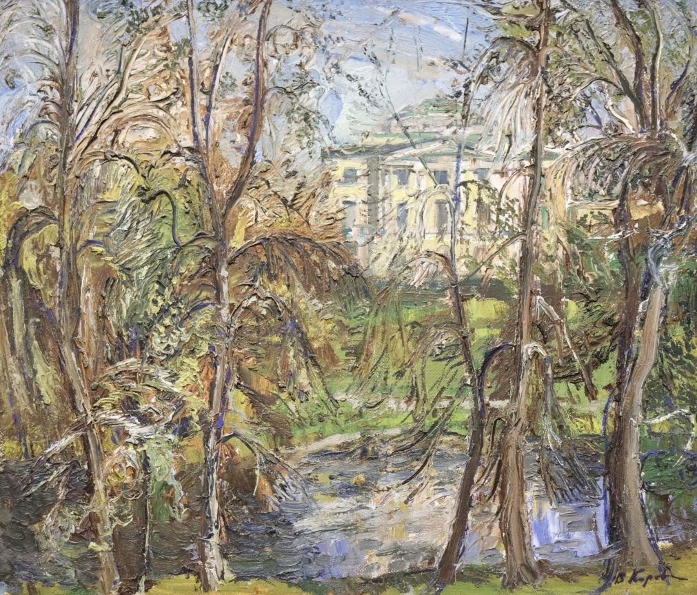 В Павловске. Км. 60х70. 1981.