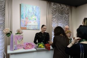 вернисаж выставки дарьи коллеговой