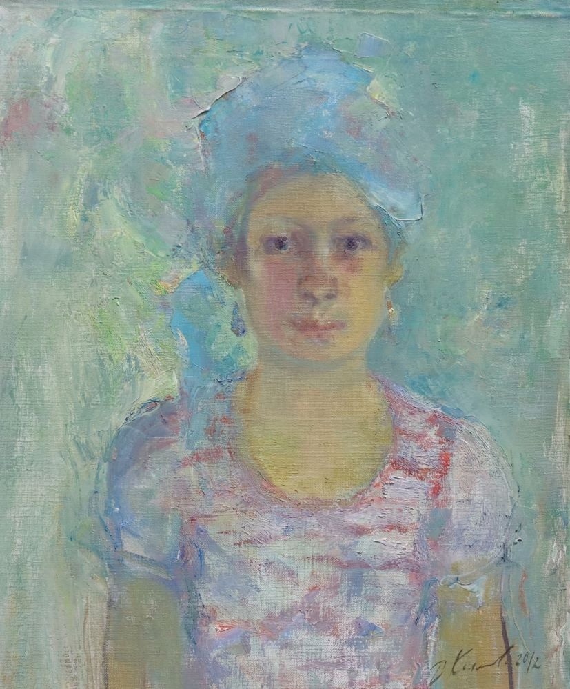 Ангелина летом. Хм. 60х50. 2012.