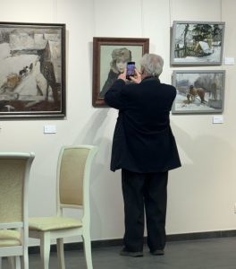 Кириллов Виктор Анастасьевич на выставке Дарьи Коллеговой