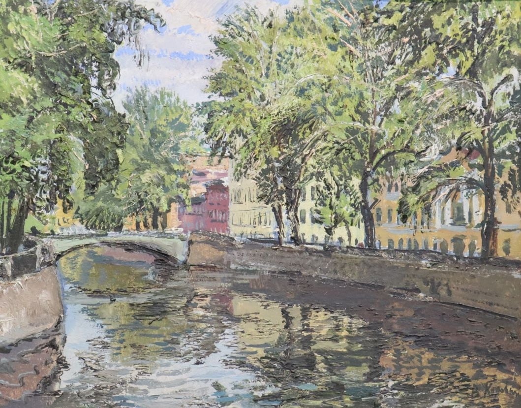 Ленинград. Канал Грибоедова. Км. 40х50. 1986.