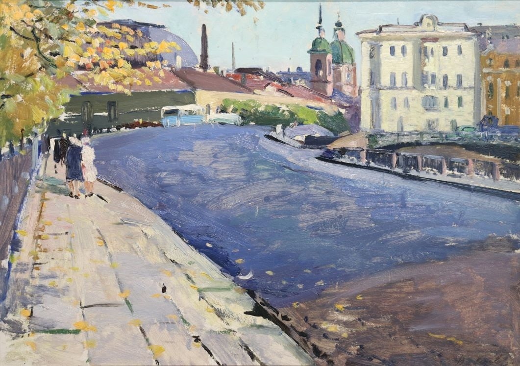 Синяя дорога. Км. 50х70. 1963.