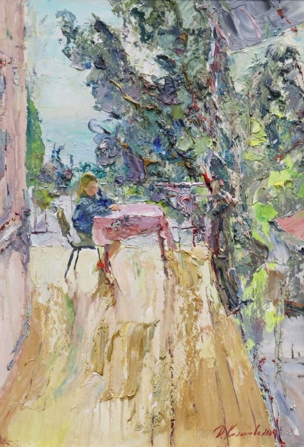 Терраса. Км. 50х35. 2004.