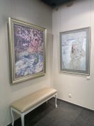 монтаж персональной выставки Геннадия Бернадского