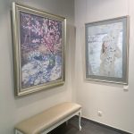 монтаж персональной выставки Геннадия Бернадского